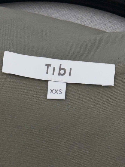 Pre - loved TIBI Khaki Size XXSmall Midi Dress at Reems Closet
