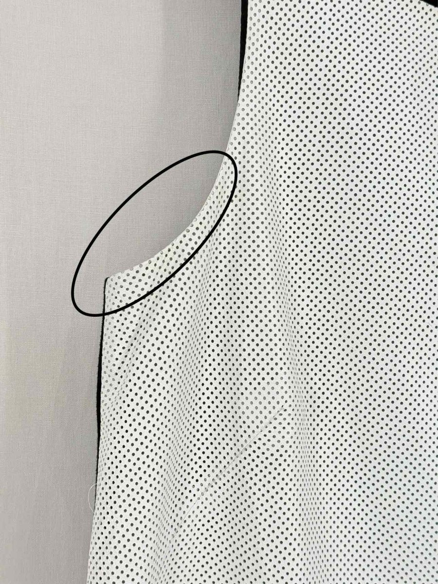 Pre-loved TIBI Off-white & Black Polka Dot Size US 10 Top at Reems Closet