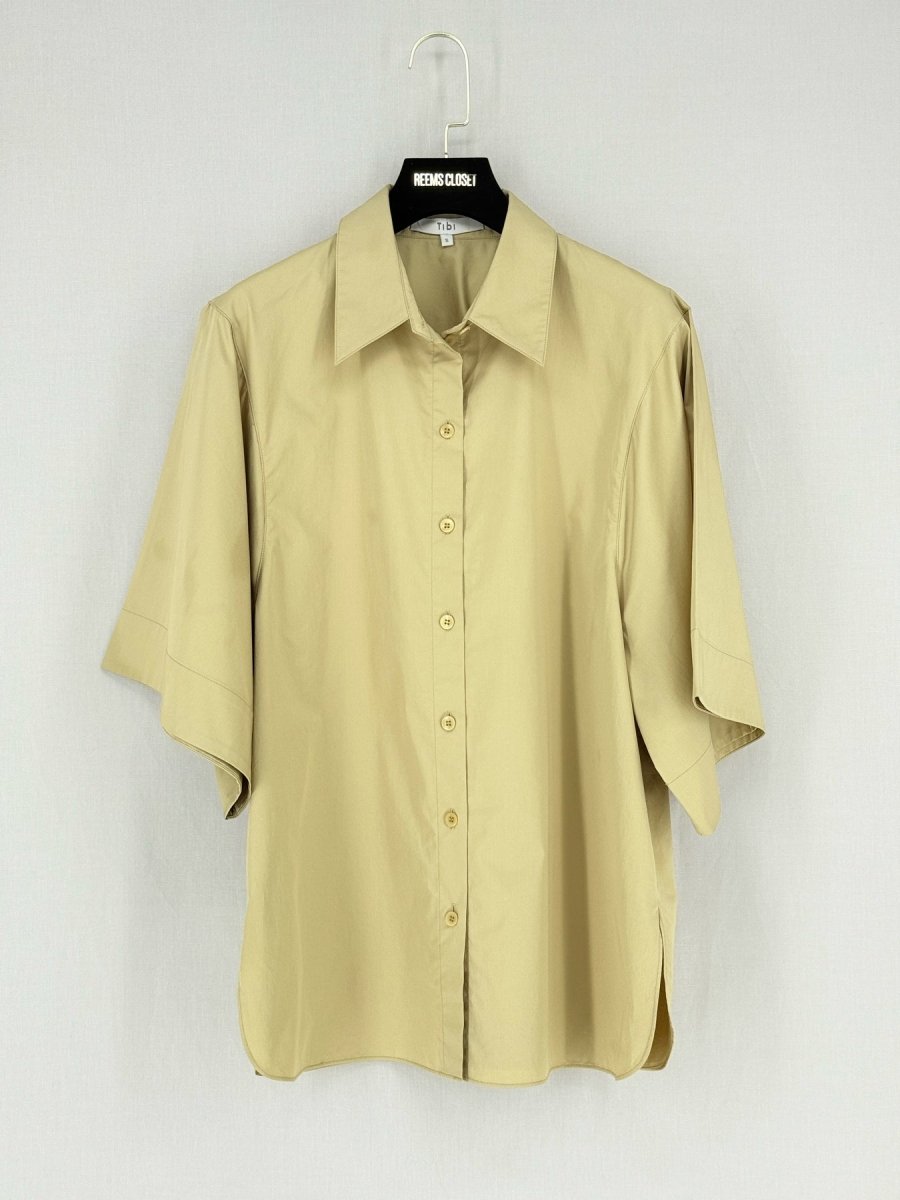 Pre - loved TIBI Yellow Size Small Shirt at Reems Closet