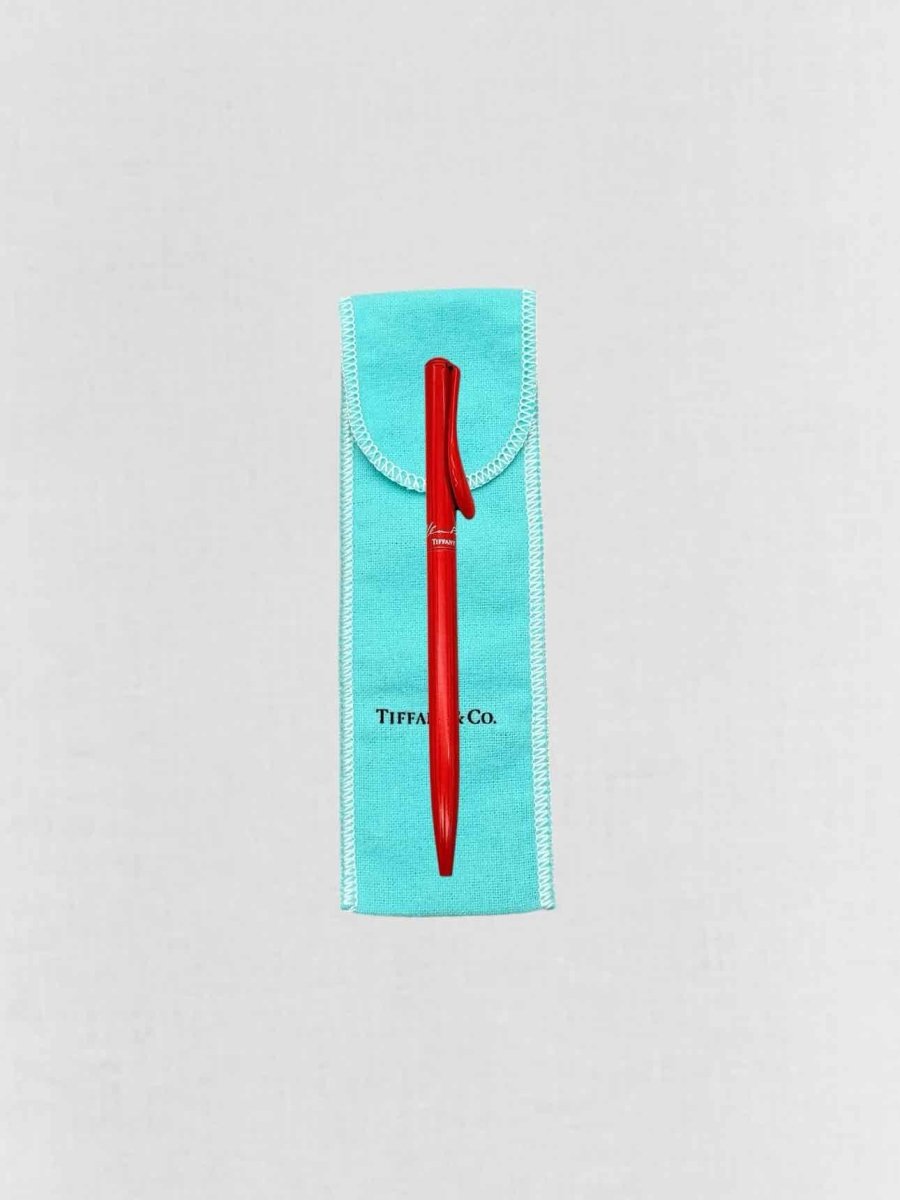 Pre - loved TIFFANY & CO Ball point Red Pen at Reems Closet