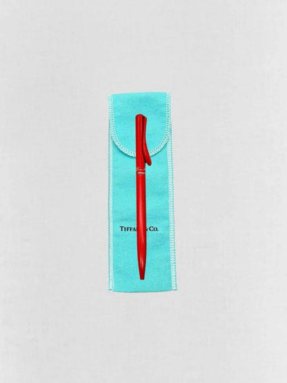Pre - loved TIFFANY & CO Ball point Red Pen at Reems Closet