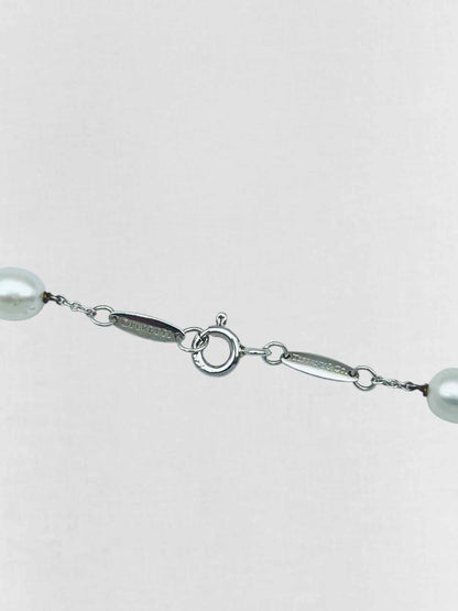 Pre - loved TIFFANY & CO Elsa Peretti White Earrings Set at Reems Closet