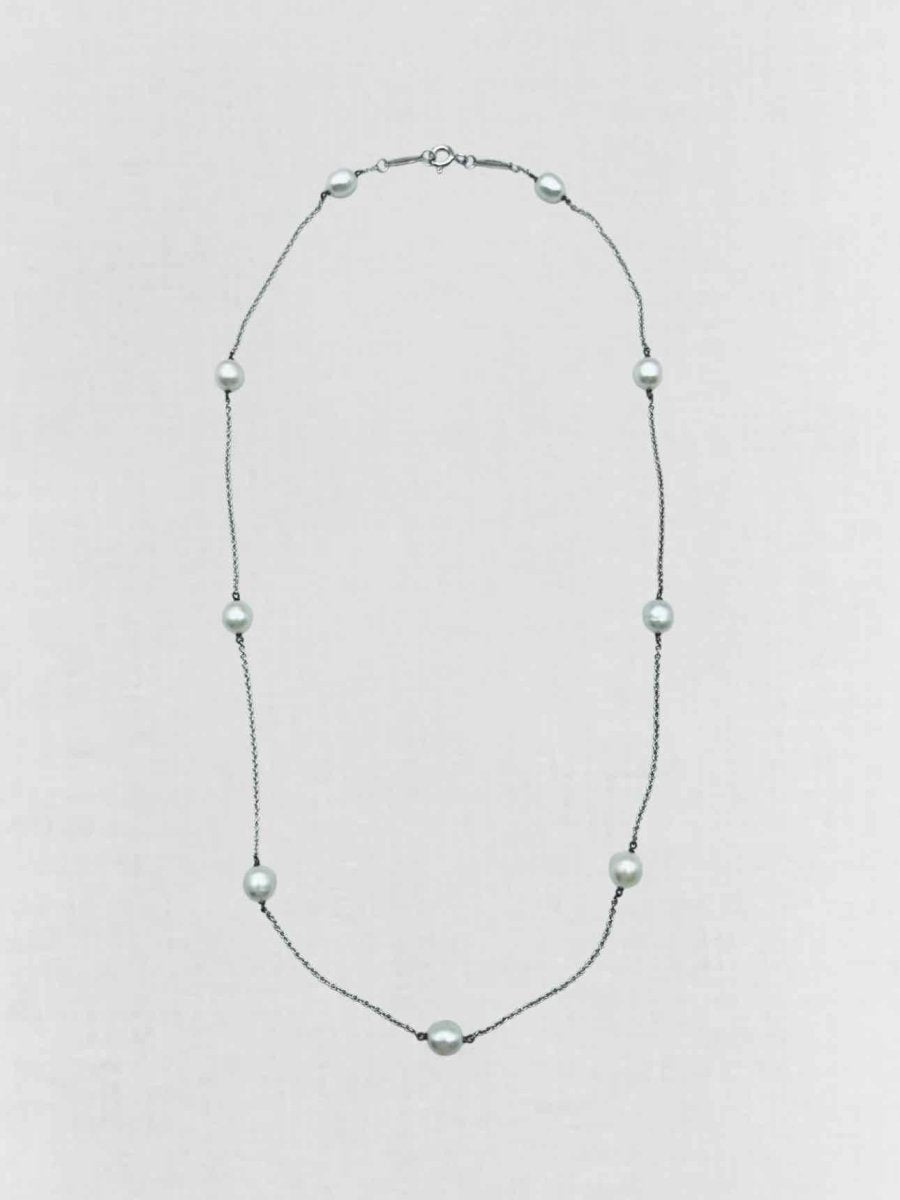 Pre - loved TIFFANY & CO Elsa Peretti White Earrings Set at Reems Closet