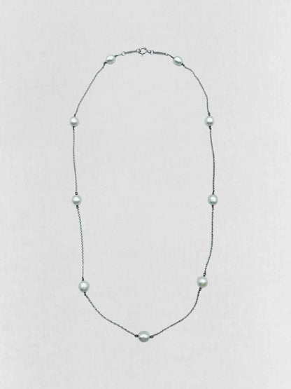 Pre - loved TIFFANY & CO Elsa Peretti White Earrings Set at Reems Closet