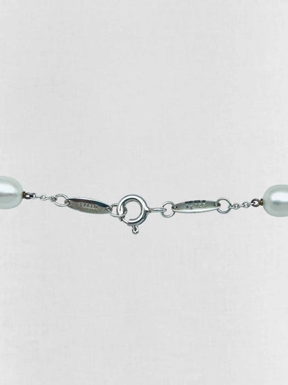 Pre - loved TIFFANY & CO Elsa Peretti White Earrings Set at Reems Closet