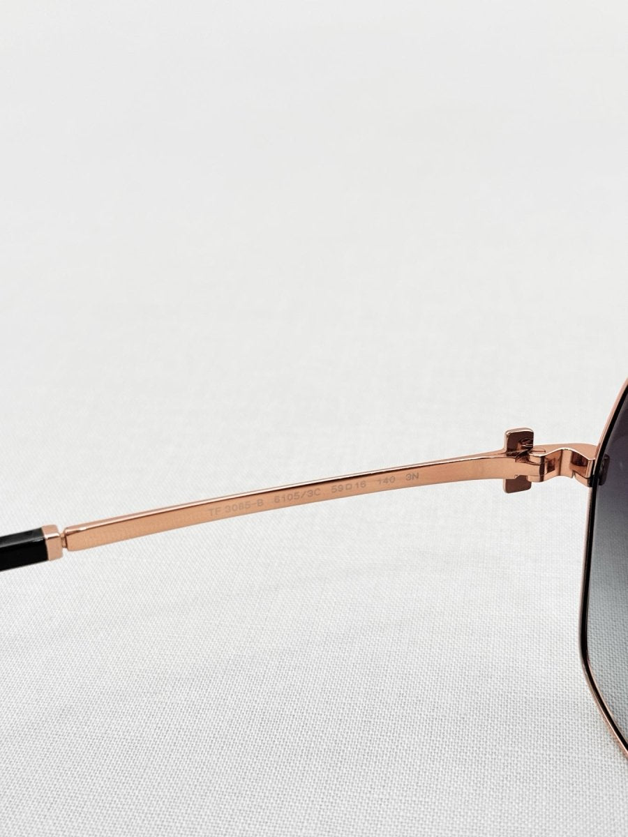 Pre - loved TIFFANY & CO Gold Tone Sunglasses at Reems Closet