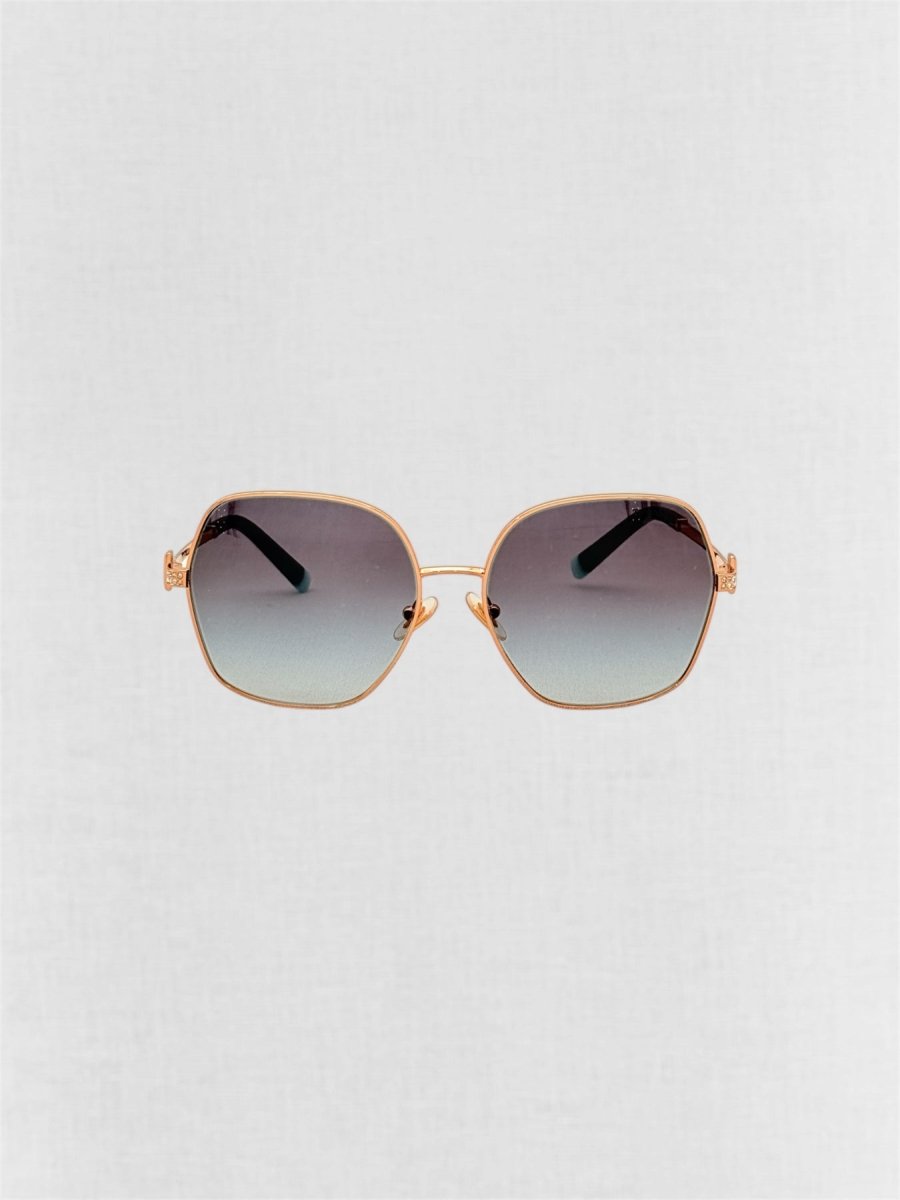 Pre - loved TIFFANY & CO Gold Tone Sunglasses at Reems Closet