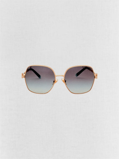 Pre - loved TIFFANY & CO Gold Tone Sunglasses at Reems Closet