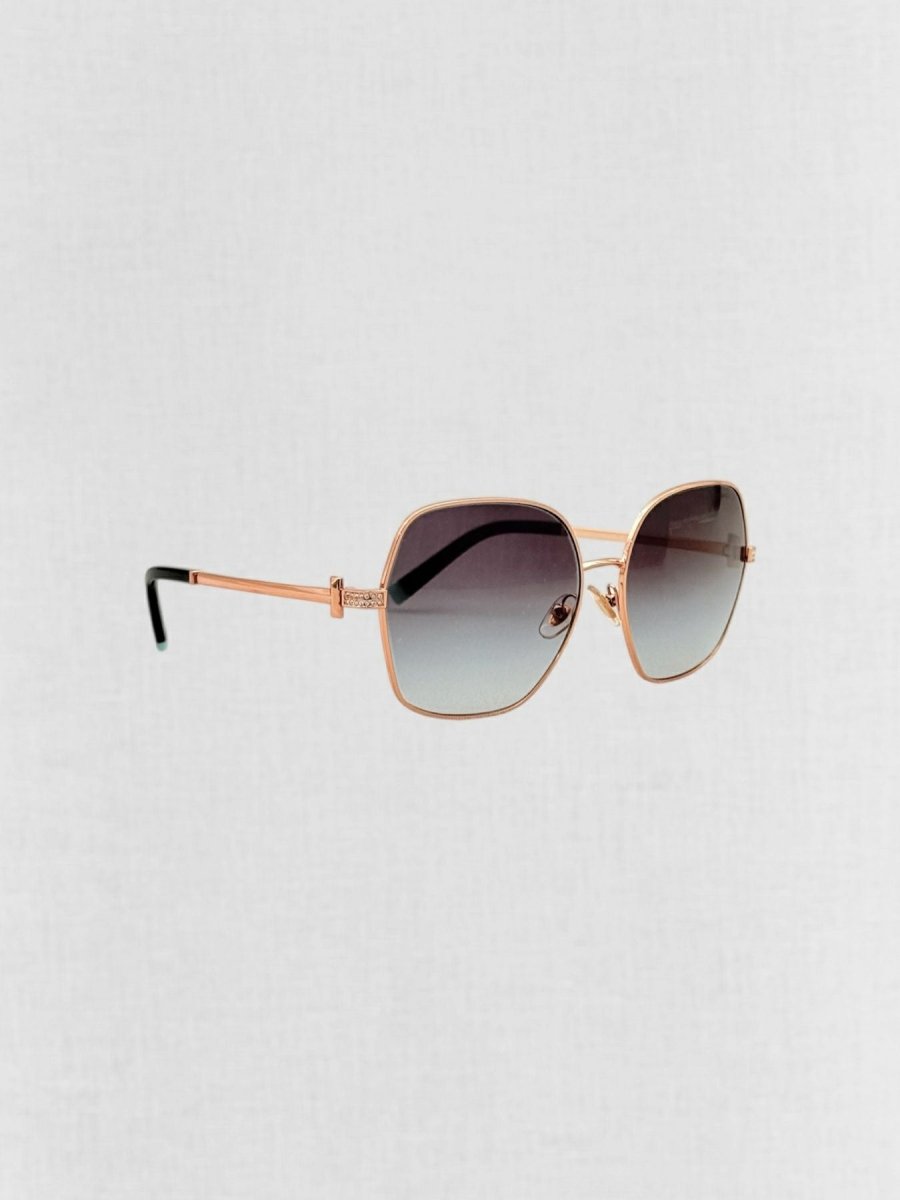 Pre - loved TIFFANY & CO Gold Tone Sunglasses at Reems Closet