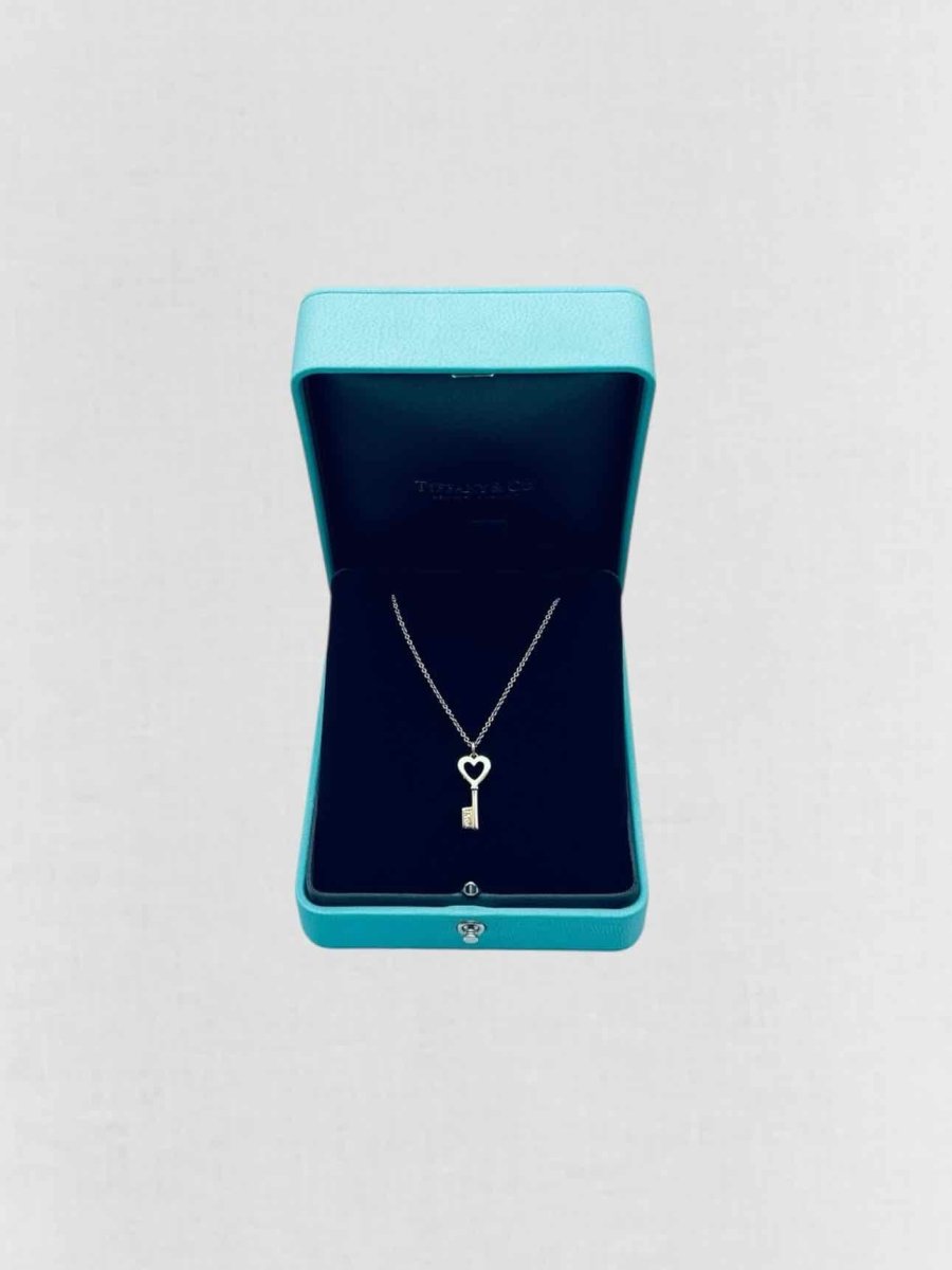 Pre - loved TIFFANY & CO Heart Key Pendant at Reems Closet