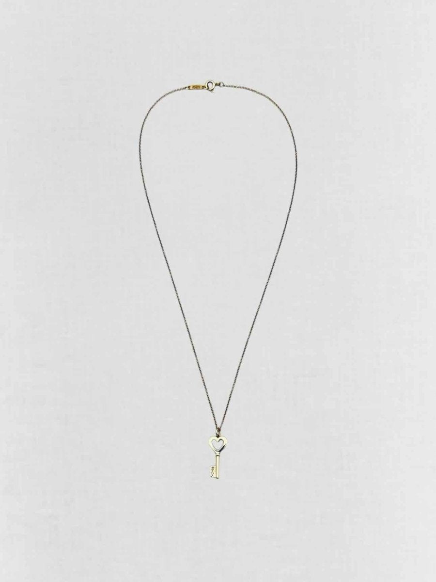 Pre - loved TIFFANY & CO Heart Key Pendant at Reems Closet