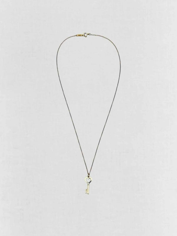 Pre - loved TIFFANY & CO Heart Key Pendant at Reems Closet
