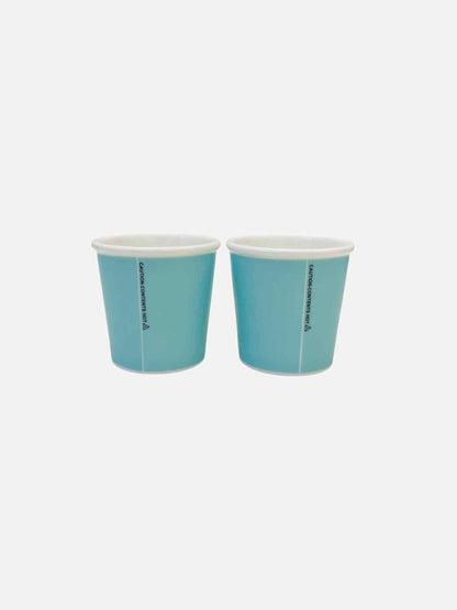 Pre - loved TIFFANY & CO Paper Coffee Cups Turquoise Dinnerware at Reems Closet