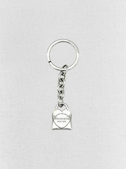 Pre - loved TIFFANY & CO Return To Tiffany Key Chain at Reems Closet