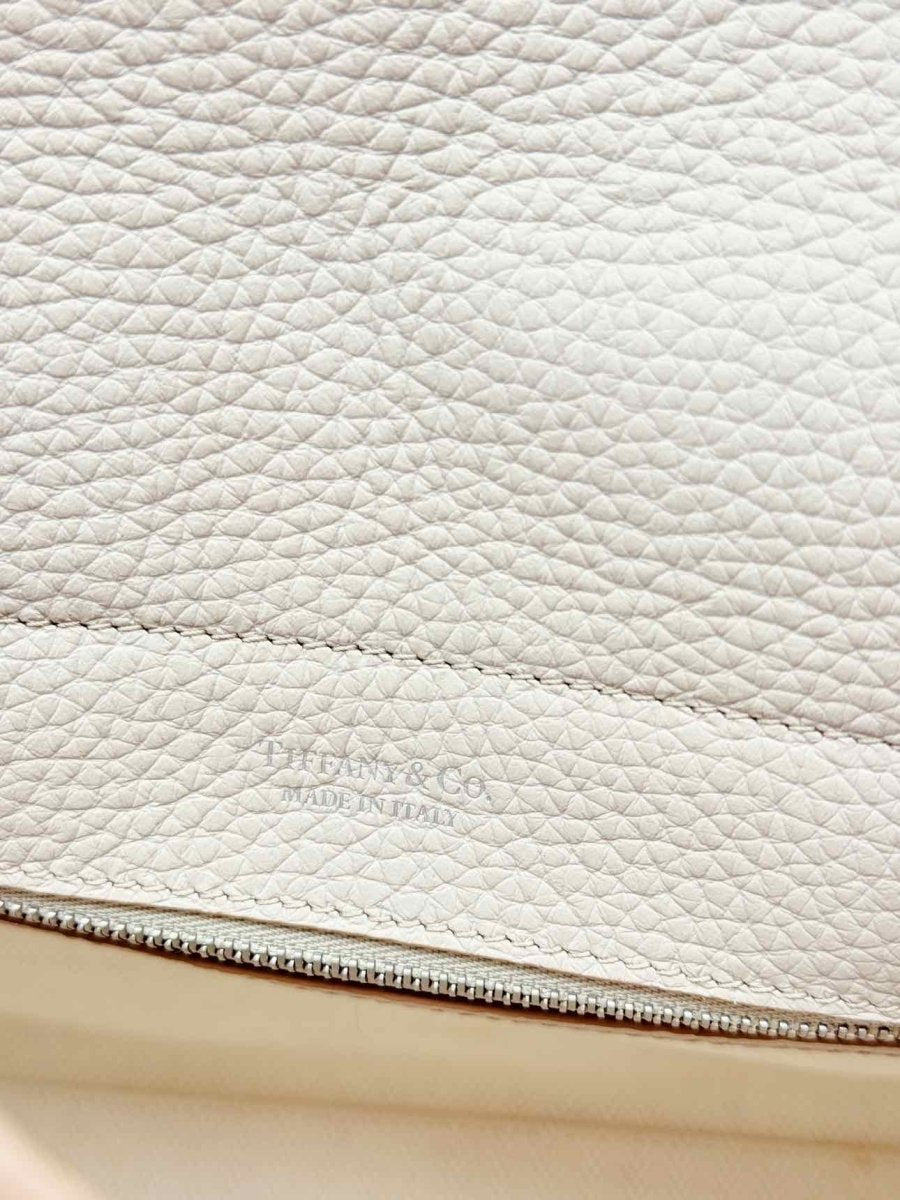 Pre - loved TIFFANY & CO Return To Tiffany M Beige Heart Tote Bag at Reems Closet