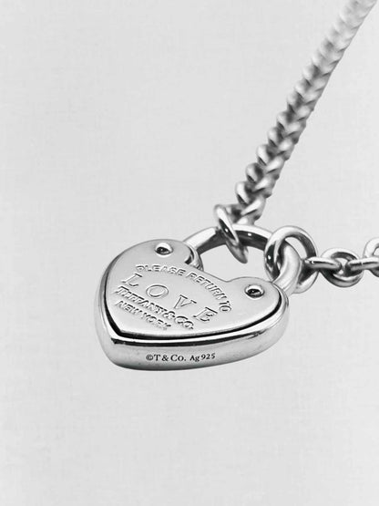 Pre - loved TIFFANY & CO Return To Tiffany Necklace at Reems Closet