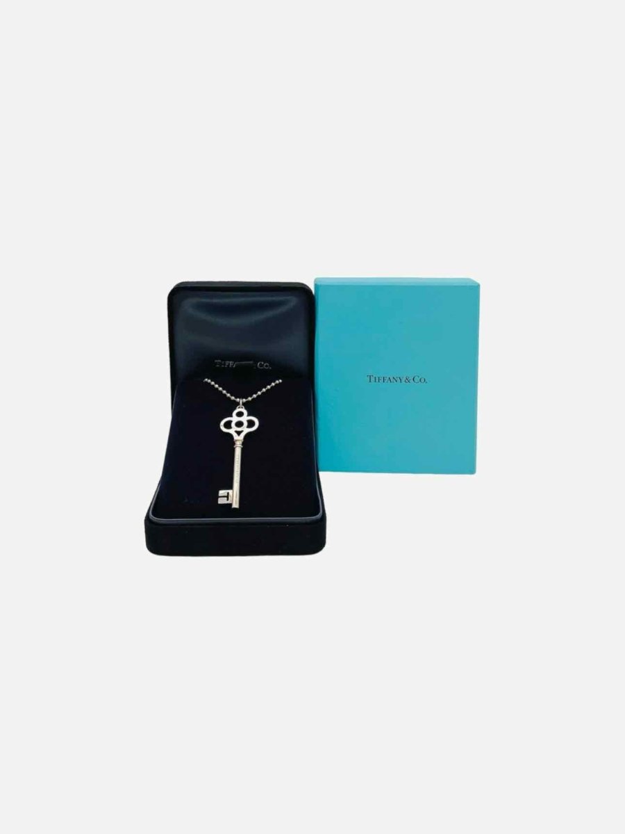 Pre - loved TIFFANY & CO Crown Key Pendant Necklace at Reems Closet