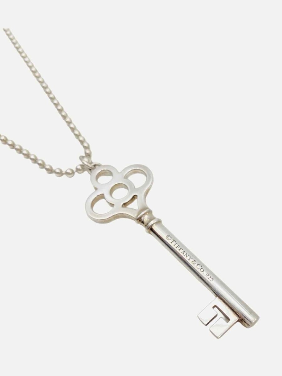 Pre - loved TIFFANY & CO Crown Key Pendant Necklace at Reems Closet