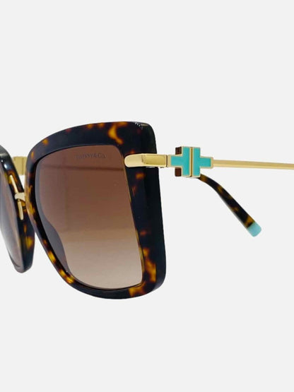 Pre - loved TIFFANY & CO T Havana Sunglasses at Reems Closet