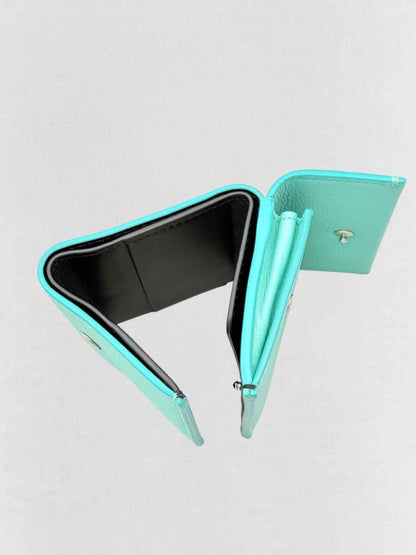 Pre - loved TIFFANY & CO Tiffany Blue Compact Wallet at Reems Closet