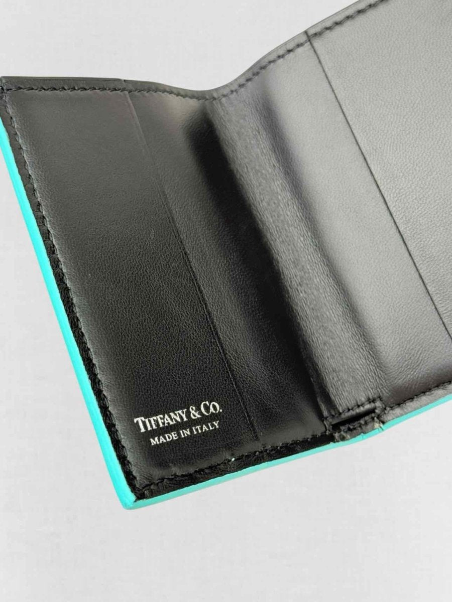 Pre - loved TIFFANY & CO Tiffany Blue Compact Wallet at Reems Closet