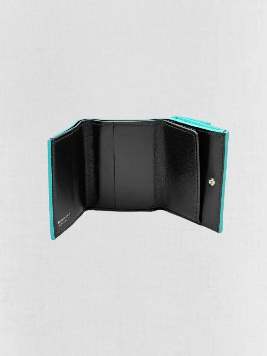Pre - loved TIFFANY & CO Tiffany Blue Compact Wallet at Reems Closet