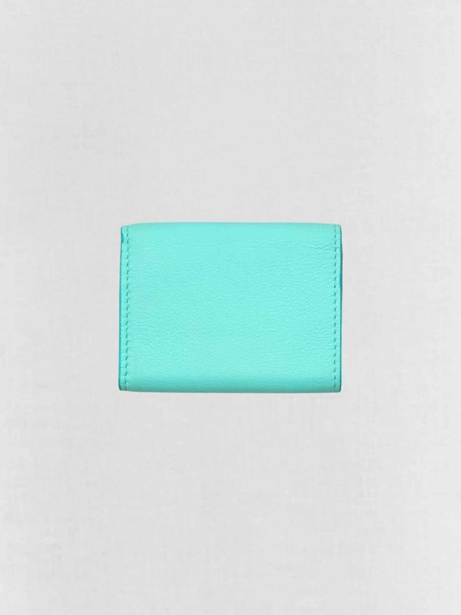 Pre - loved TIFFANY & CO Tiffany Blue Compact Wallet at Reems Closet