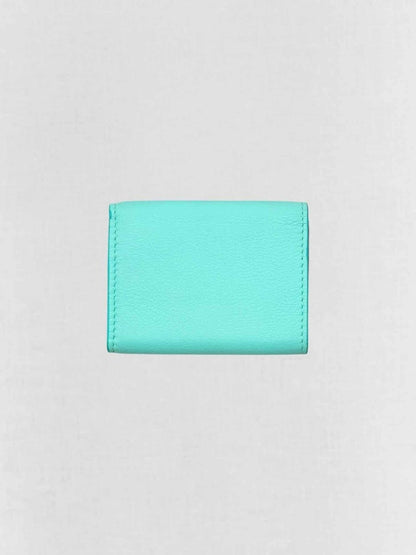 Pre - loved TIFFANY & CO Tiffany Blue Compact Wallet at Reems Closet