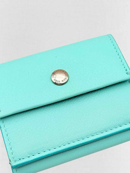 Pre - loved TIFFANY & CO Tiffany Blue Compact Wallet at Reems Closet