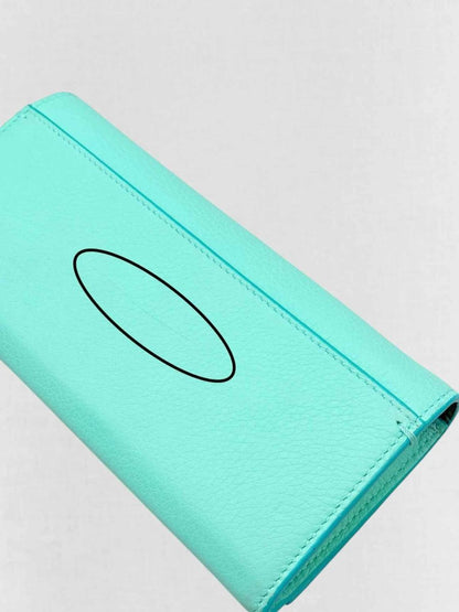 Pre - loved TIFFANY & CO Tiffany Blue Continental Wallet at Reems Closet
