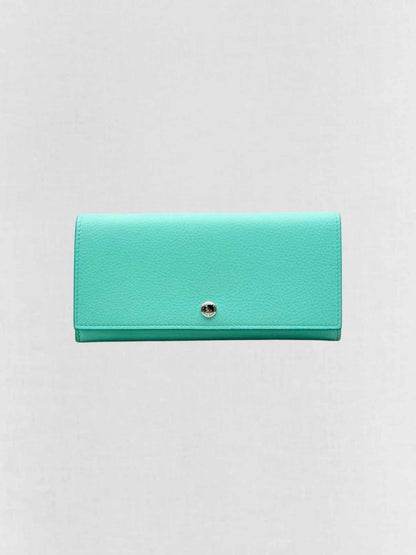 Pre - loved TIFFANY & CO Tiffany Blue Continental Wallet at Reems Closet