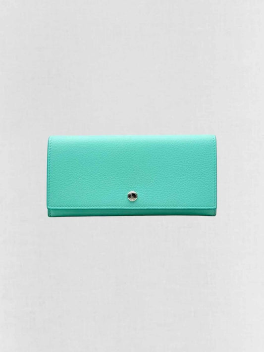 Pre - loved TIFFANY & CO Tiffany Blue Continental Wallet at Reems Closet