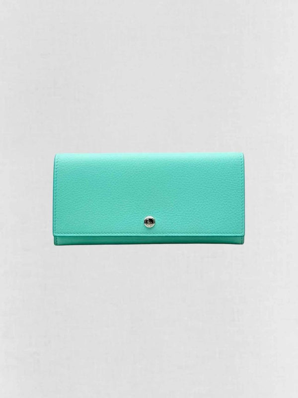 Pre - loved TIFFANY & CO Tiffany Blue Continental Wallet at Reems Closet