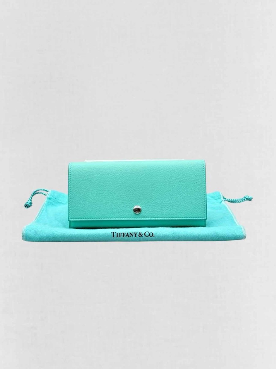 Pre - loved TIFFANY & CO Tiffany Blue Continental Wallet at Reems Closet