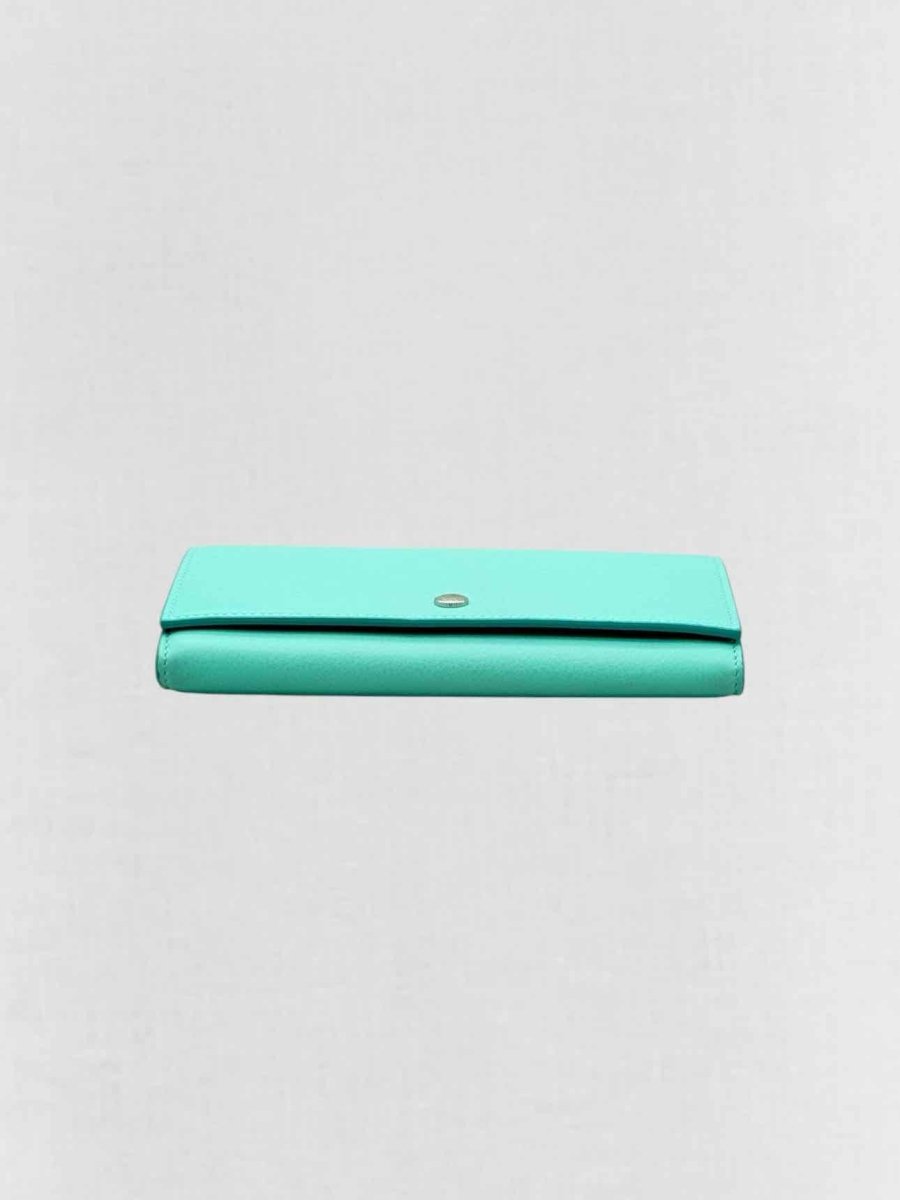 Pre - loved TIFFANY & CO Tiffany Blue Continental Wallet at Reems Closet