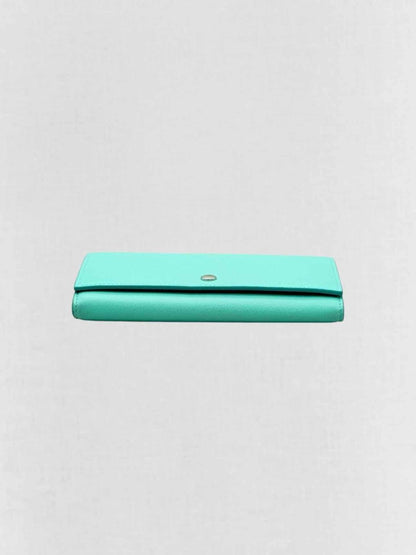 Pre - loved TIFFANY & CO Tiffany Blue Continental Wallet at Reems Closet