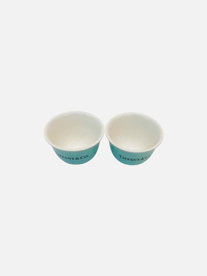 Pre - loved TIFFANY & CO Turquoise Dinnerware at Reems Closet