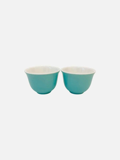 Pre - loved TIFFANY & CO Turquoise Dinnerware at Reems Closet