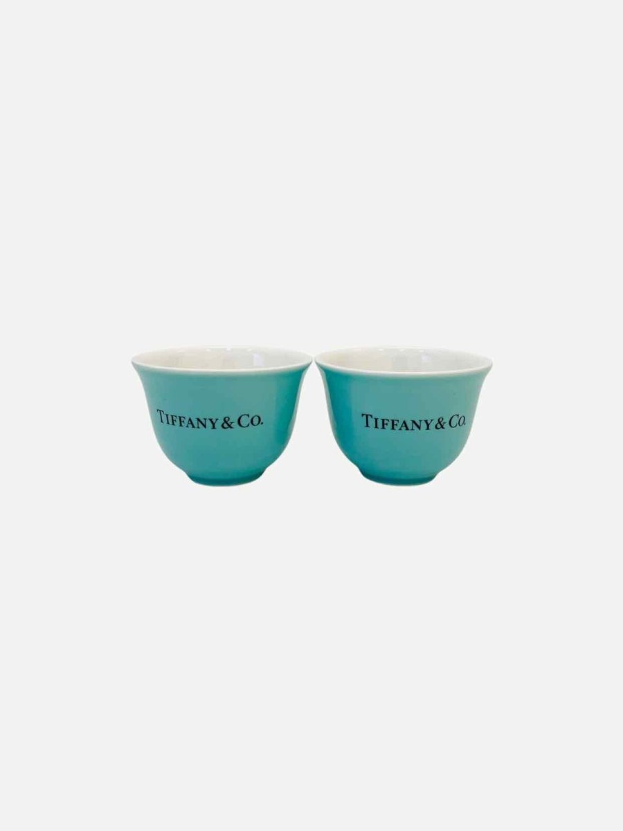 Pre - loved TIFFANY & CO Turquoise Dinnerware at Reems Closet