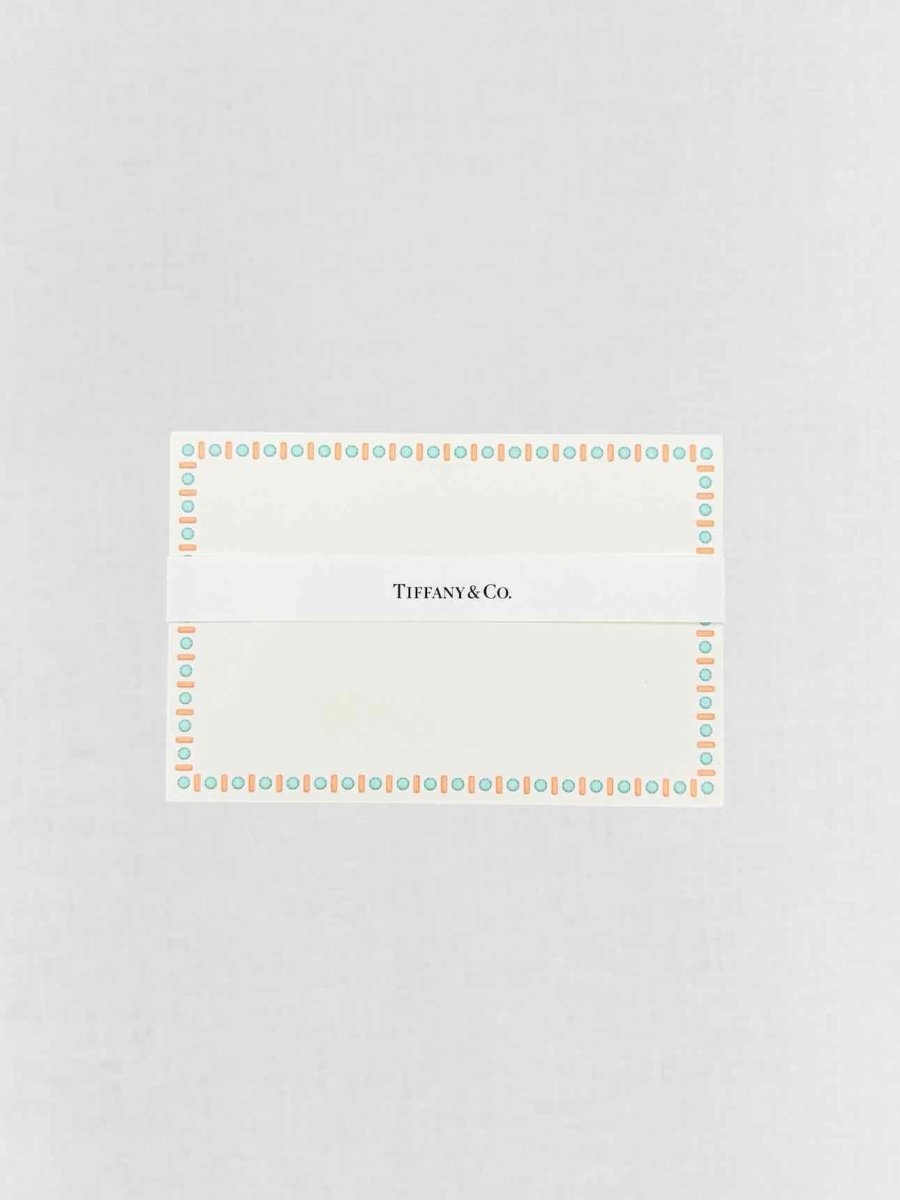 Pre - loved TIFFANY & CO White Print Writing Pad at Reems Closet