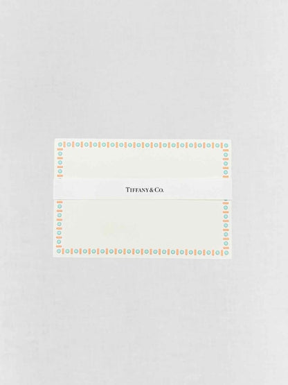 Pre - loved TIFFANY & CO White Print Writing Pad at Reems Closet