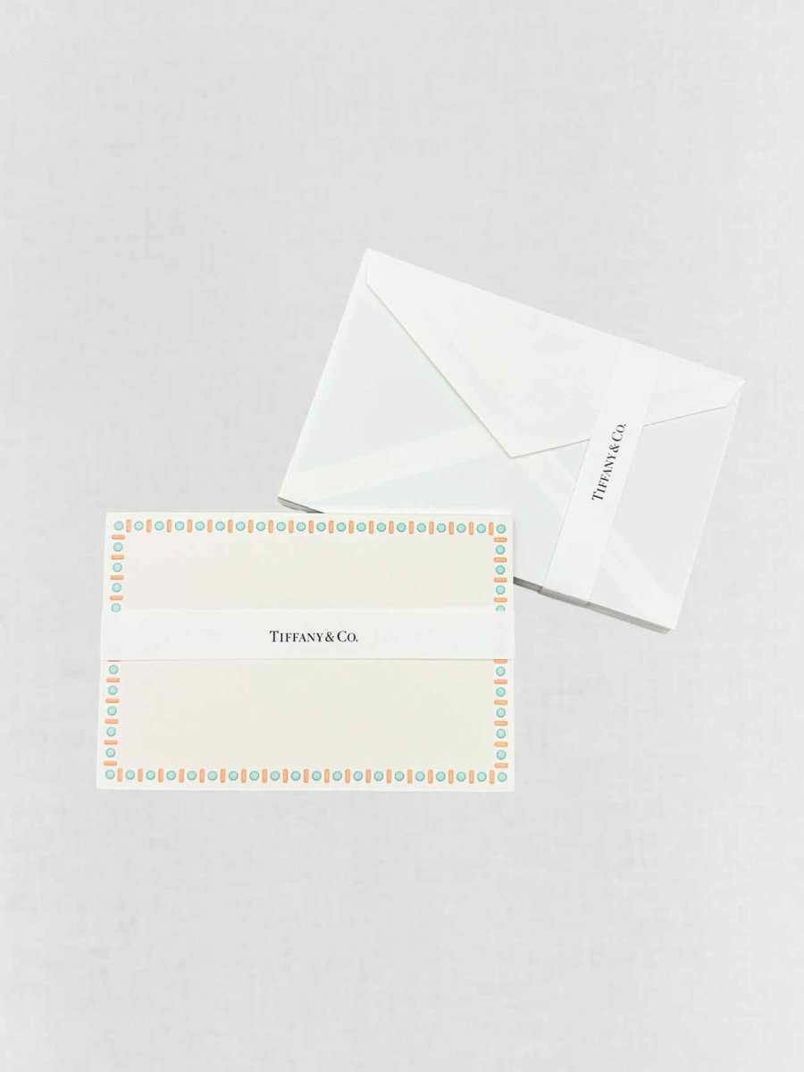 Pre - loved TIFFANY & CO White Print Writing Pad at Reems Closet