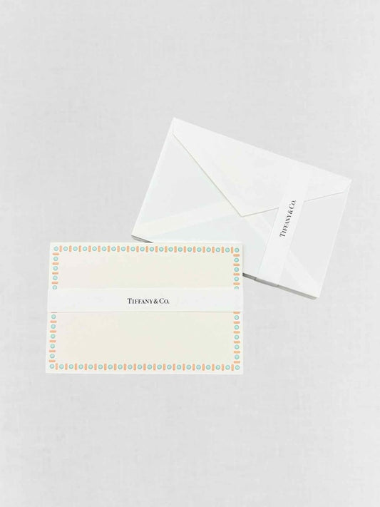 Pre - loved TIFFANY & CO White Print Writing Pad at Reems Closet