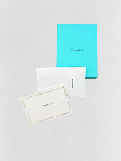 Pre - loved TIFFANY & CO White Print Writing Pad at Reems Closet