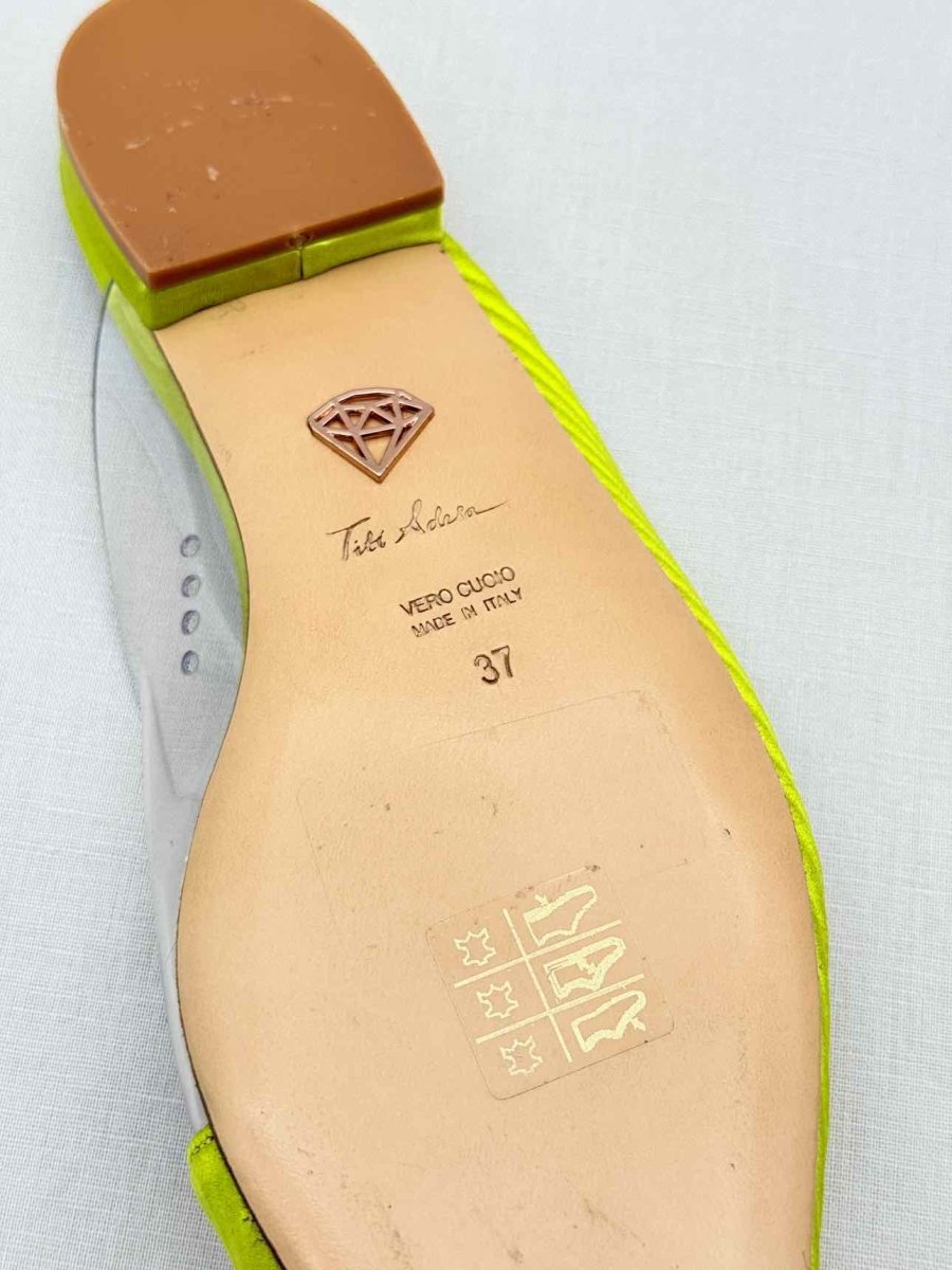 Pre-loved TITI ADESA Didi Neon Green Size EU 37 Flats at Reems Closet