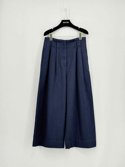 Pre - loved TOAST Wide Leg Navy Blue Size US 6 Pants at Reems Closet