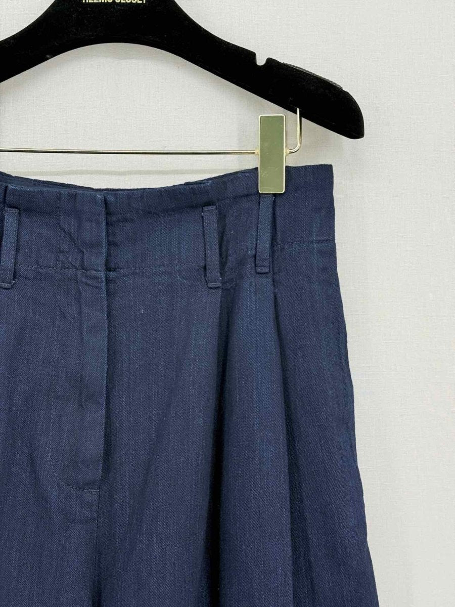 Pre - loved TOAST Wide Leg Navy Blue Size US 6 Pants at Reems Closet