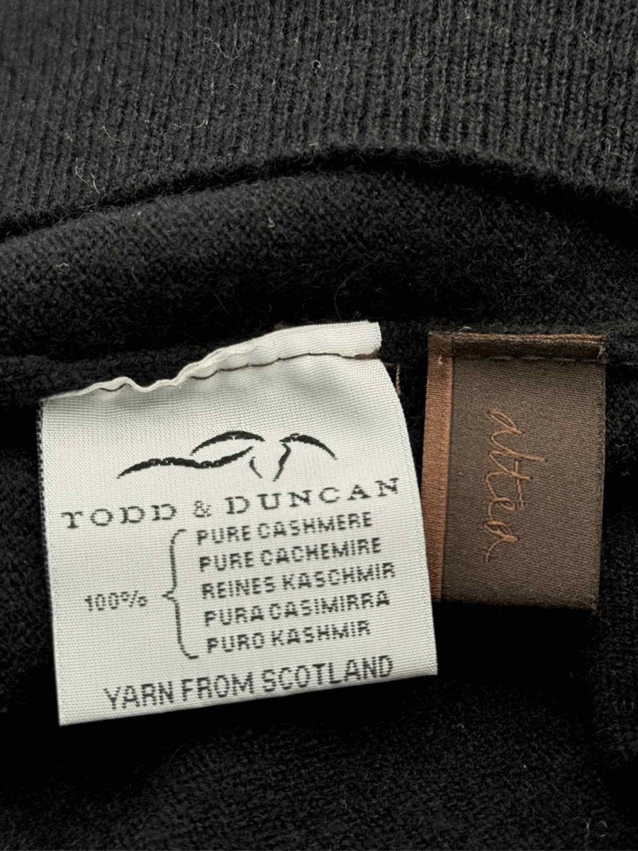 Pre - loved TODD & DUNCAN Black Size Small Sweater at Reems Closet