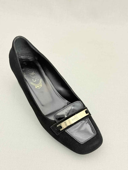 Pre - loved TOD'S Black Size EU 37.5 Pumps at Reems Closet