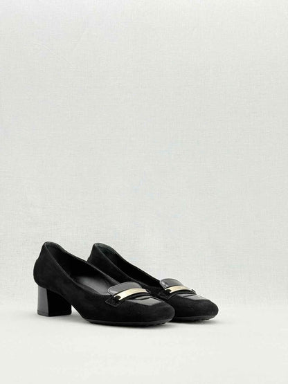 Pre - loved TOD'S Black Size EU 37.5 Pumps at Reems Closet